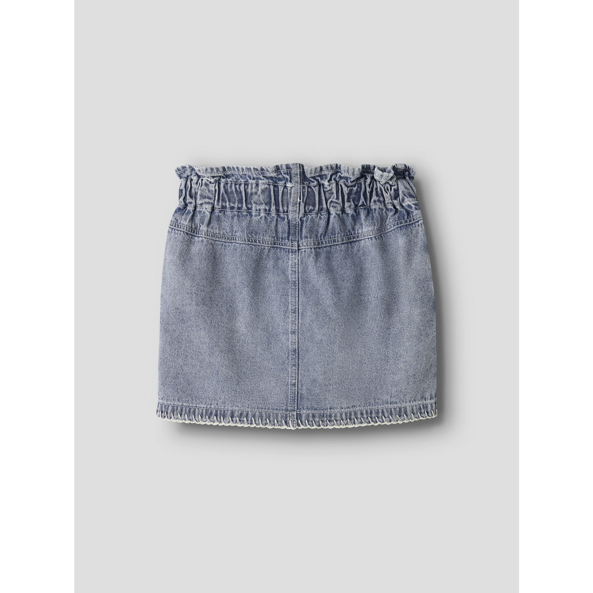Lil'Atelier Medium Blue Denim Nmffunda Loose Dnm Skirt 5552-Fd Lil