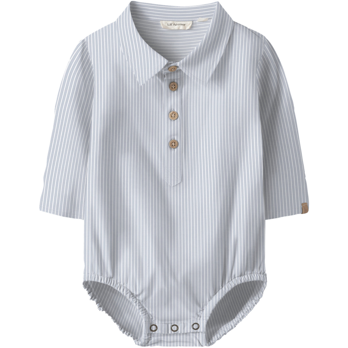 Lil'Atelier Gray Dawn Nbmjesper Ls Body Shirt Lil