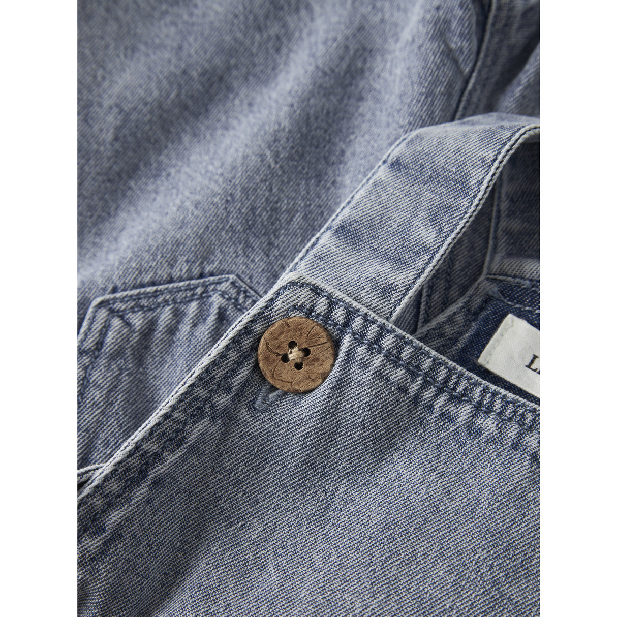 Lil'Atelier Medium Blue Denim Nbmfunda Loose Shortall 5552-Fd Lil