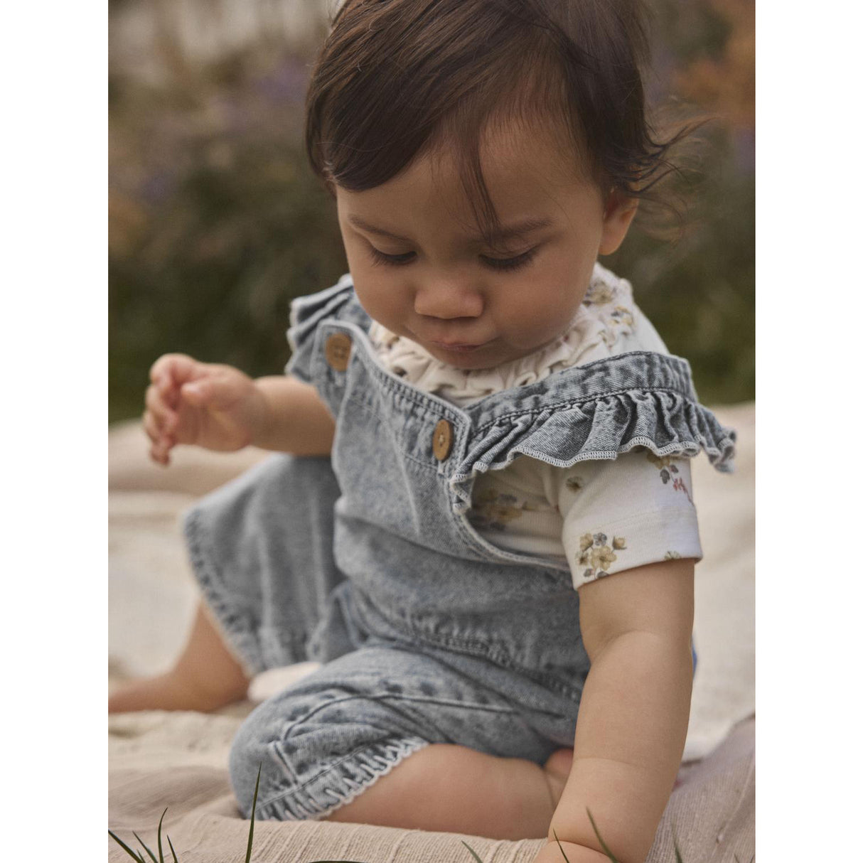 Lil'Atelier Medium Blue Denim Nbffunda Loose Dnm Shortall 5552-Fd Lil