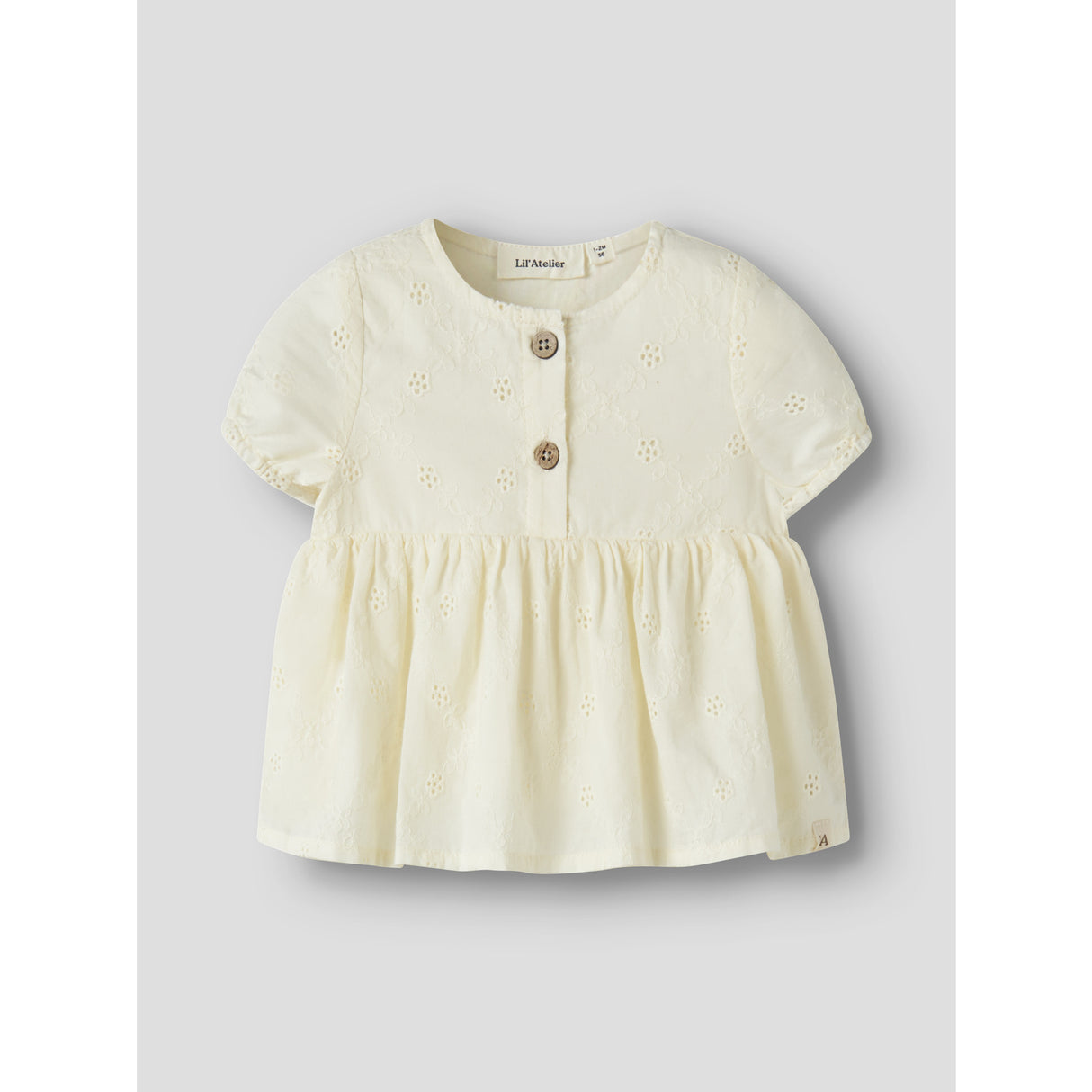 Lil'Atelier Coconut Milk Nbfhosa Ss Loose Shirt Lil