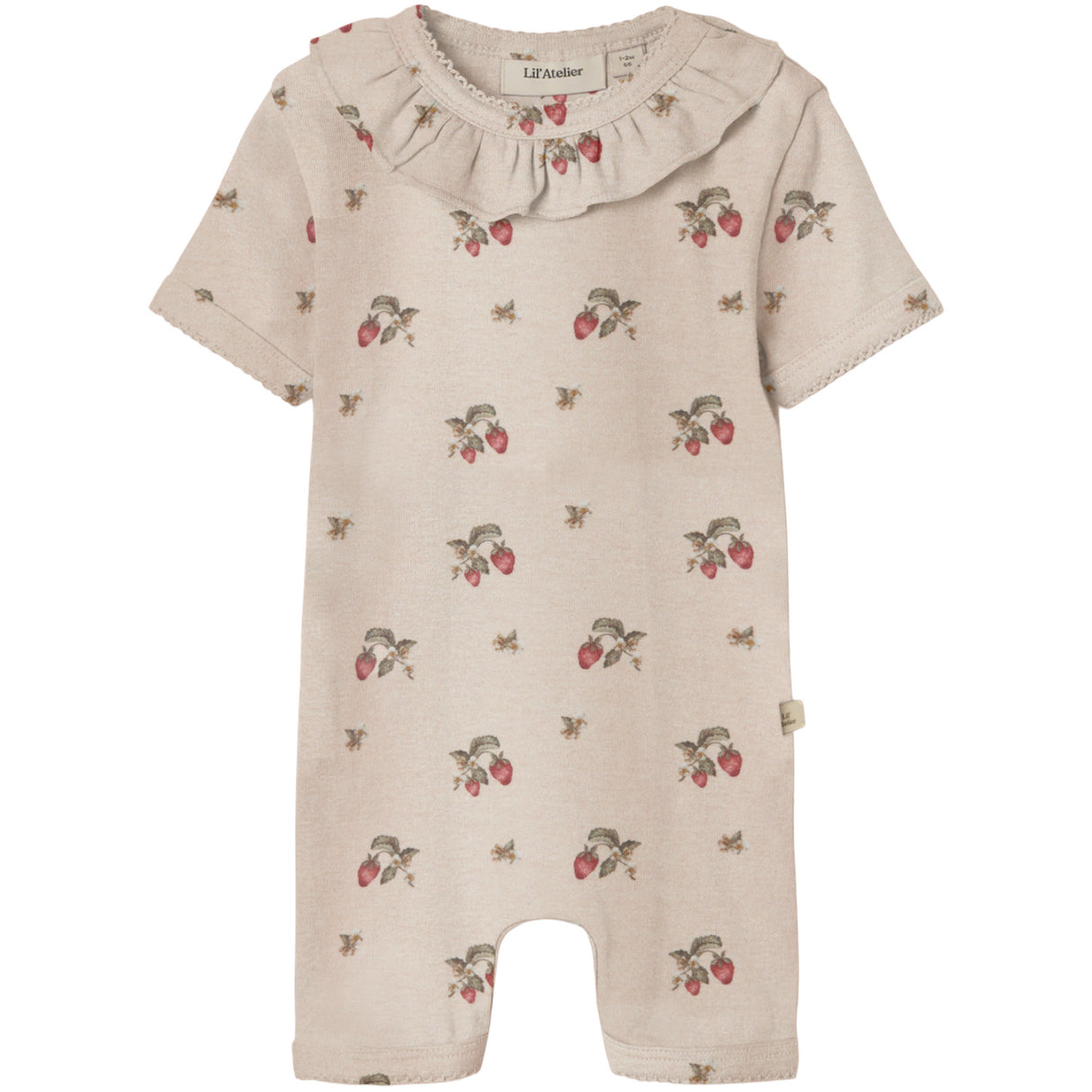 Lil'Atelier Morganite Strawberry Nbfgayo Sik Ss Sunsuit Lil