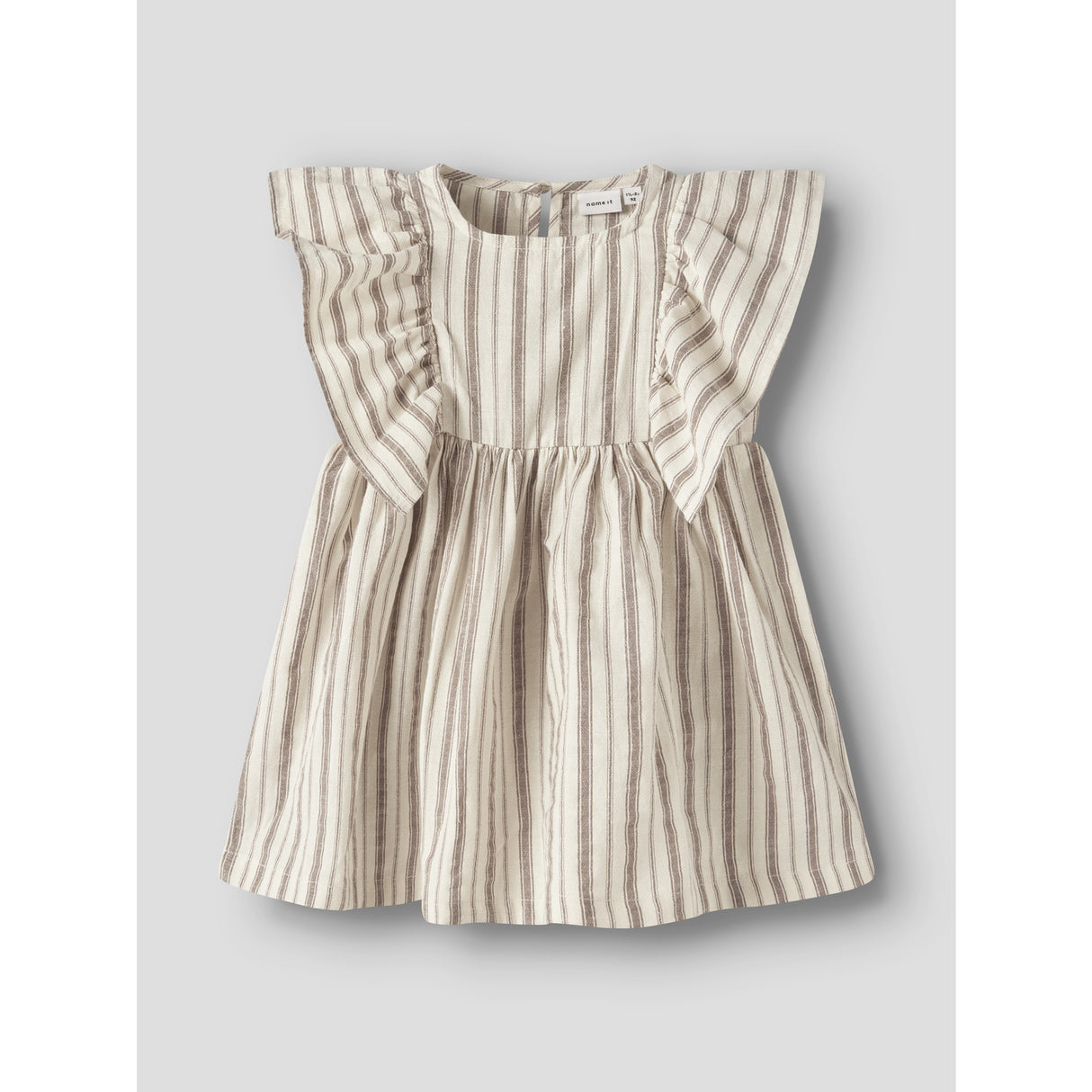 Name It Almond Milk Brown Lentil Nmfhimali Capsl Dress