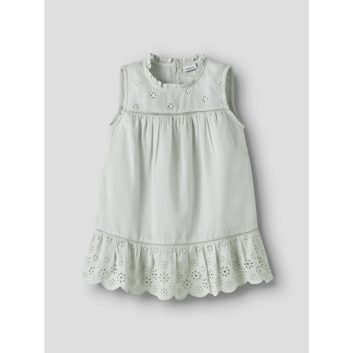 Name It Pale Aqua Nmfhalcyon Sl Dress