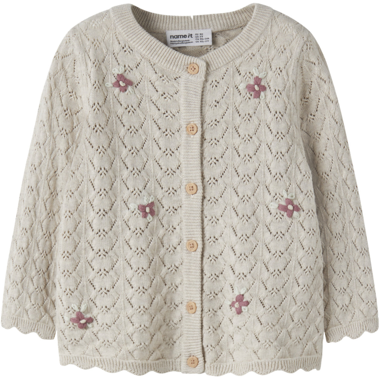 Name It Peyote Melange Nmfhimali Ls Knit Card
