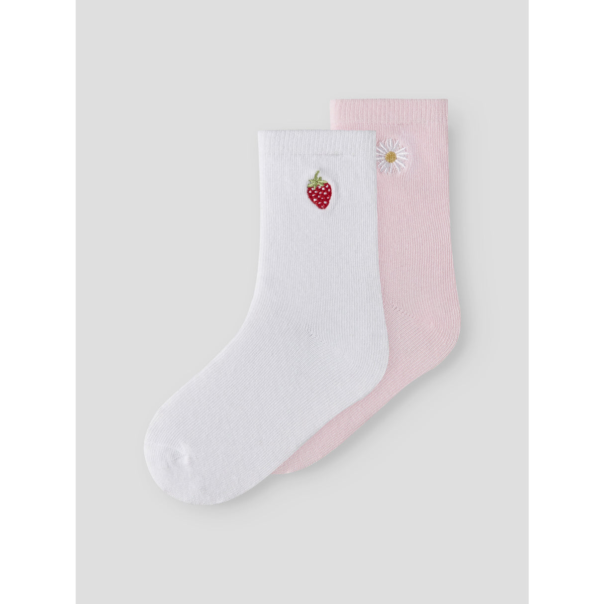 Name It Cradle Pink Bright White Nmfjuliso 2P Socks