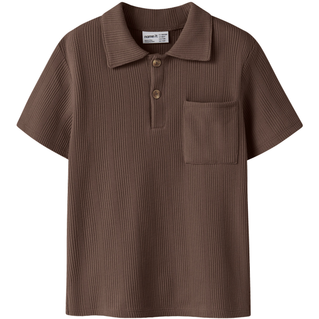 Name It Chestnut Nkmhaksi Ss Nreg Polo