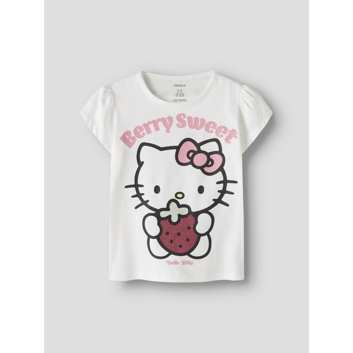 Name It Bright White Nmfasda Hellok Ss Top Sky