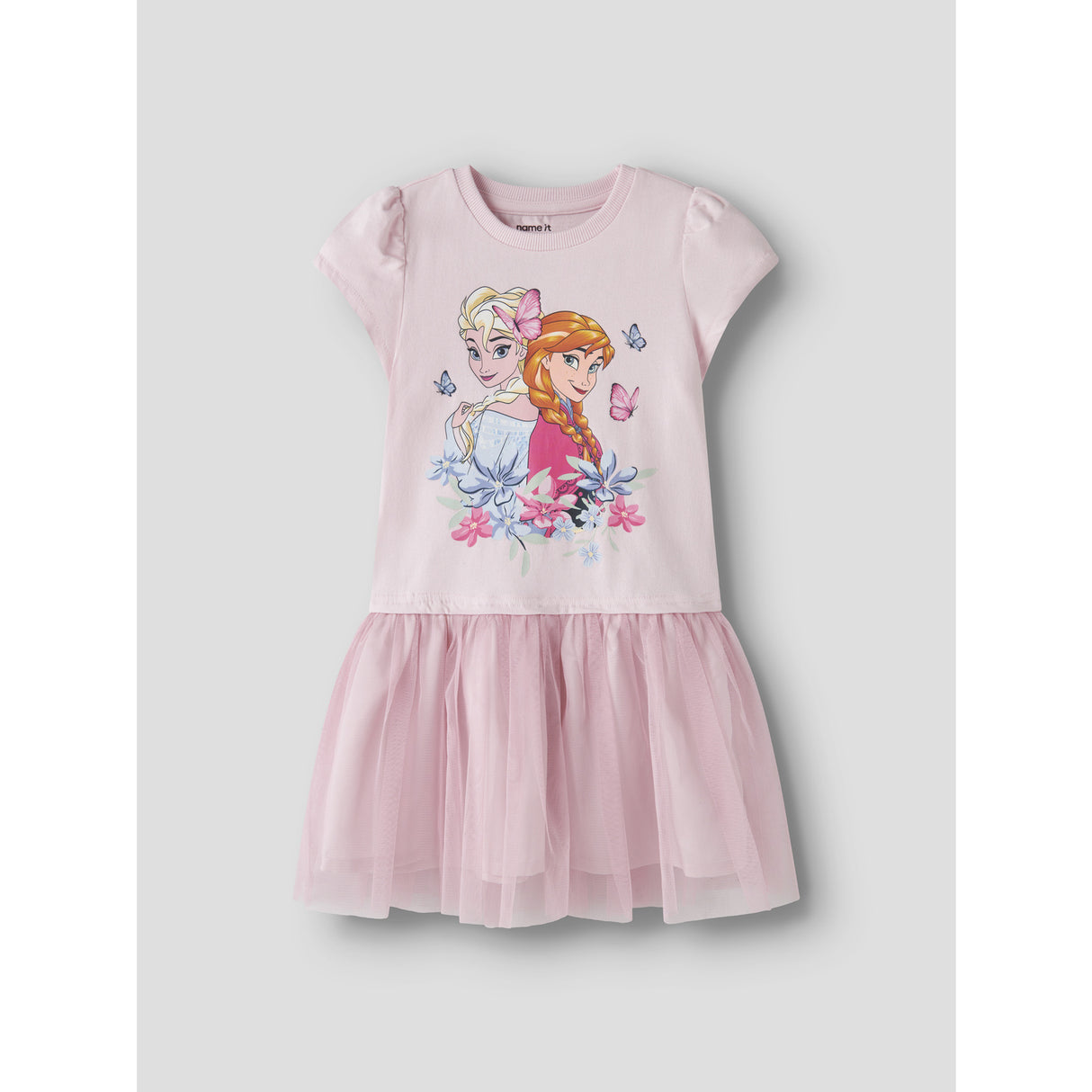 Name It Cradle Pink Nmfmemma Frozen Ss Tulle Dress Wdi