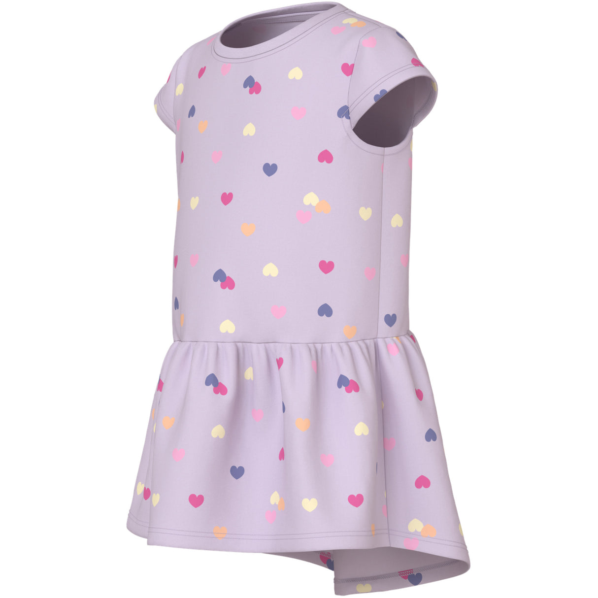 Name It Lavender Fog Colorful Hearts Nmfvigga Capsl Dress F1 Noos