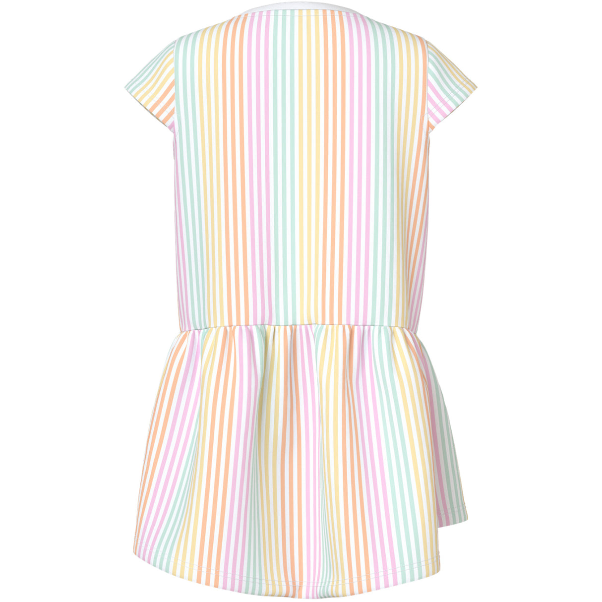 Name It Bright White Cool Stripe Nmfvigga Capsl Dress F1 Noos