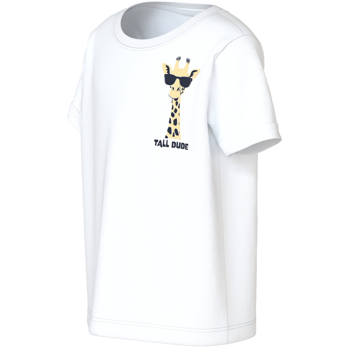 Name It Bright White Giraffe Nmmvux Ss Top
