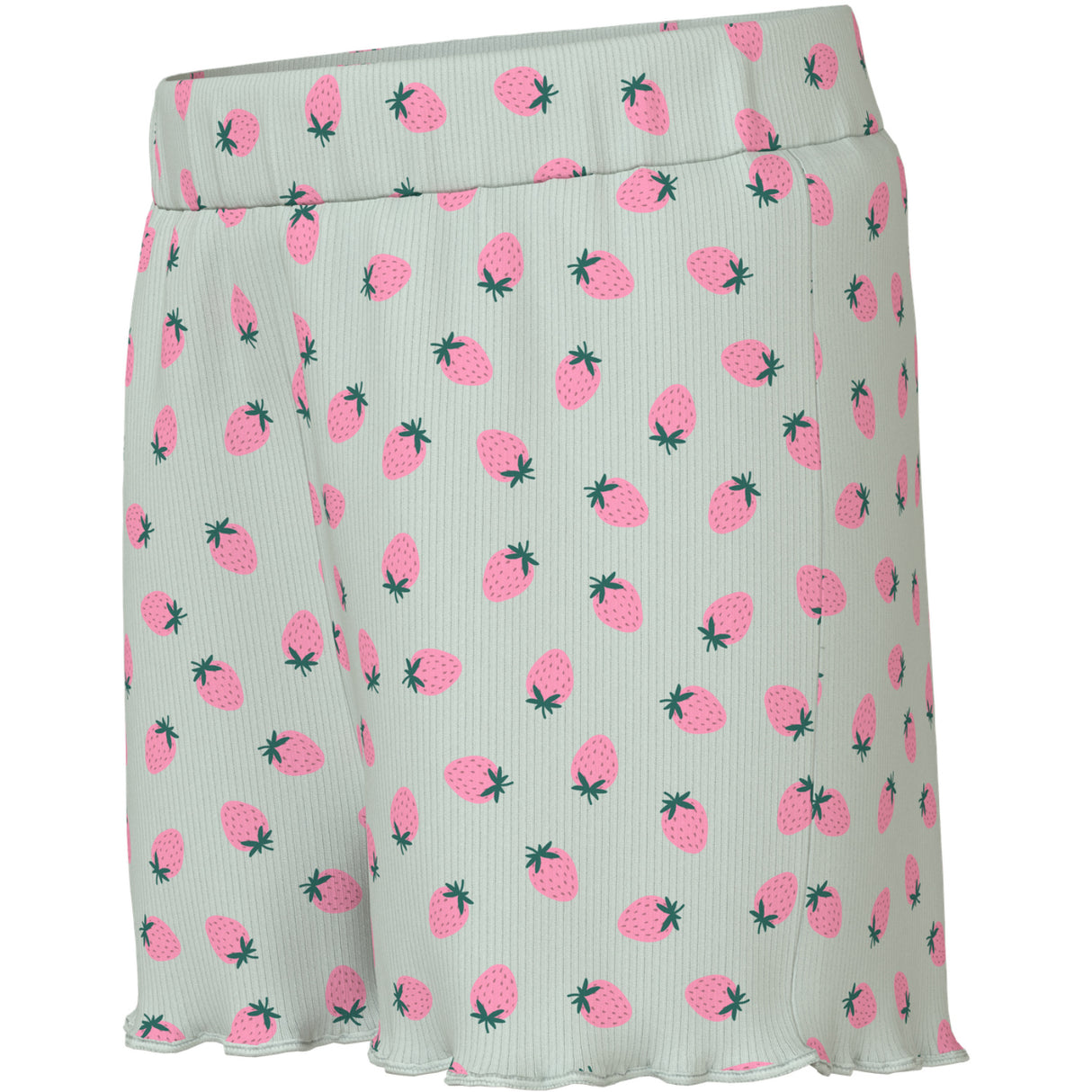 Name It Pale Aqua Strawberries Nmfvemma Aop Shorts