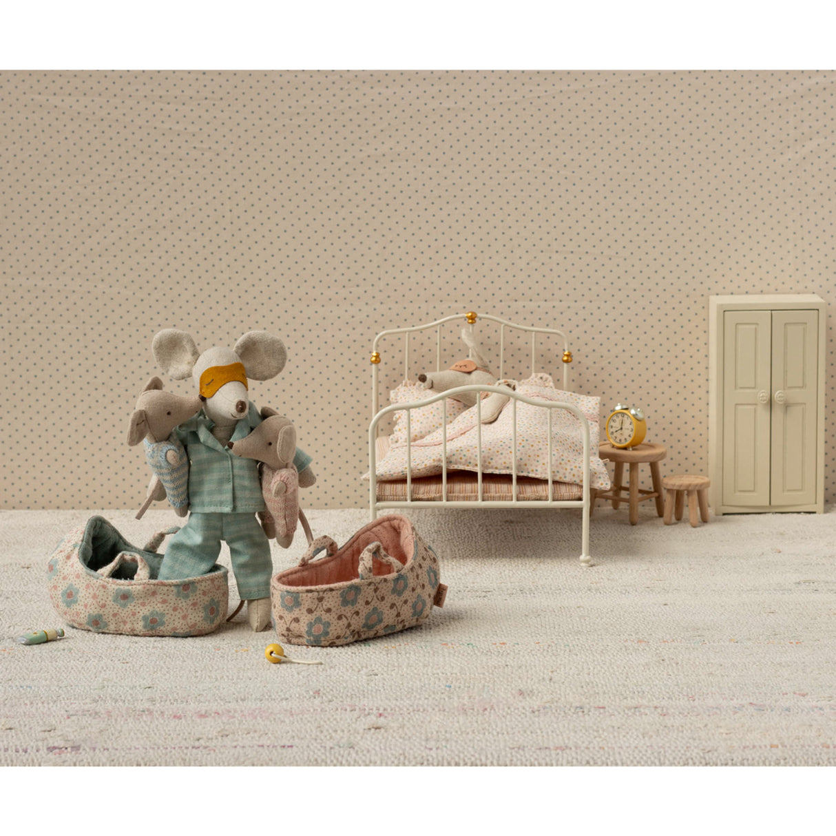 Maileg Babymus I Babylift - Rosa