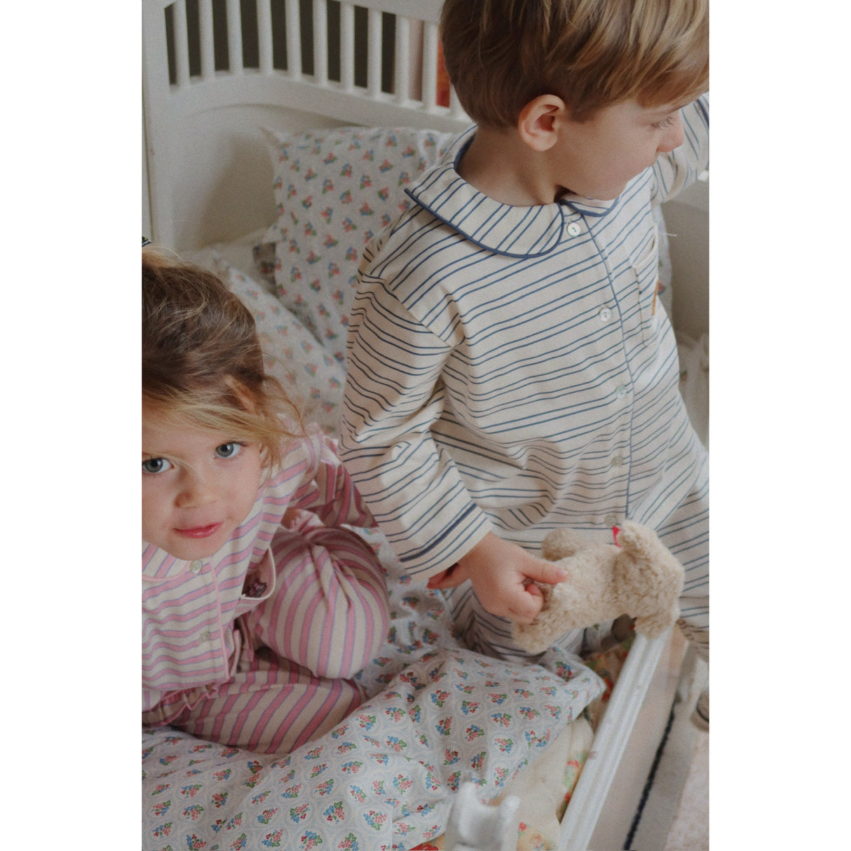 Konges Sløjd Indigo Butter Stripe Pio Set Gots