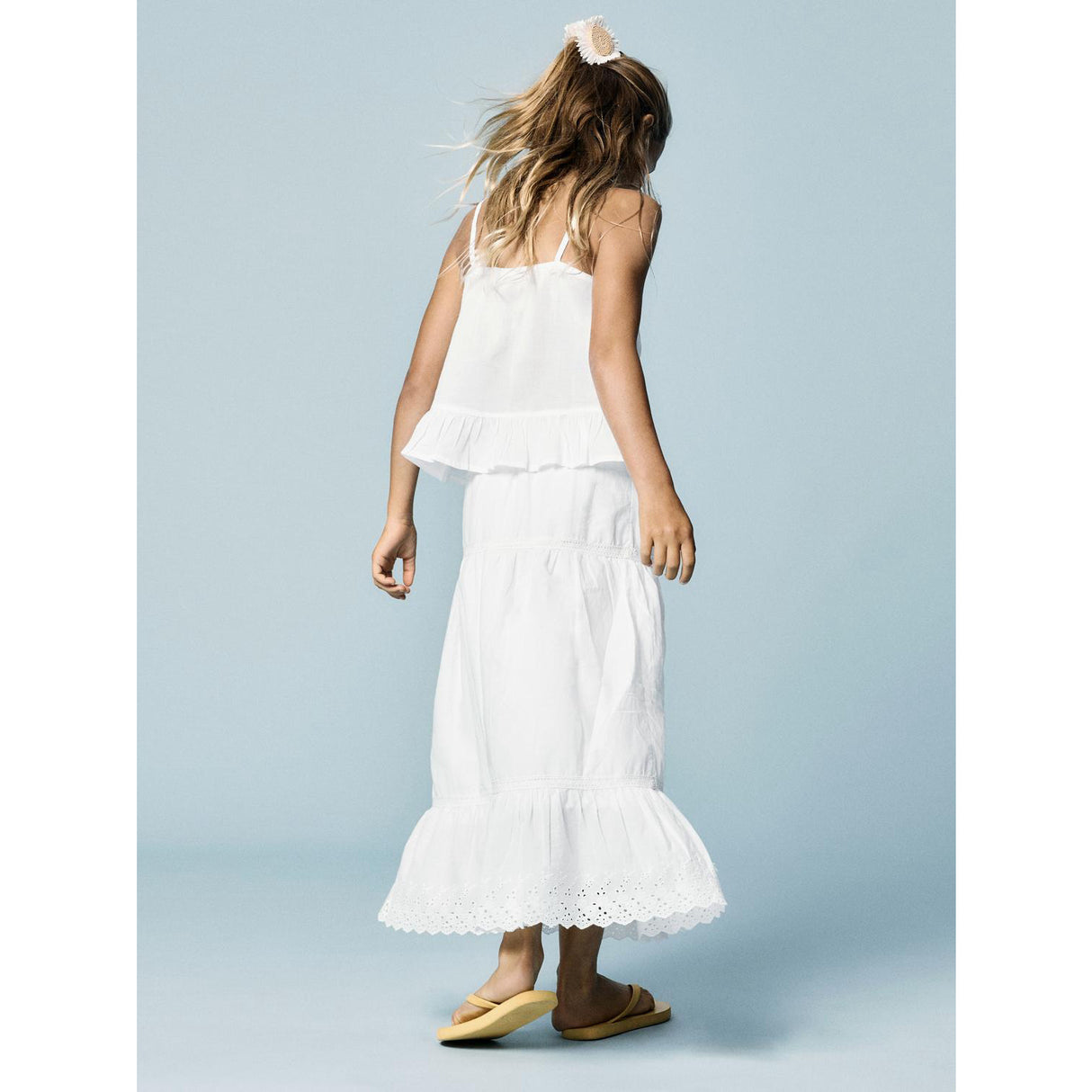 Name It Bright White Nkfhermala Long Skirt