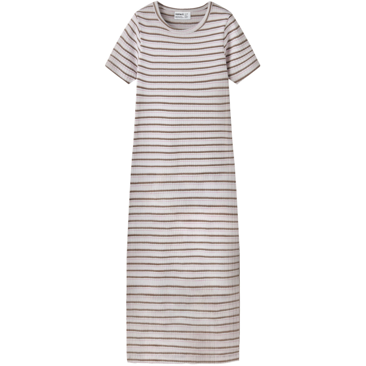 Name It Pink Drink Nkfhasita Ss Xsl Maxi Dress