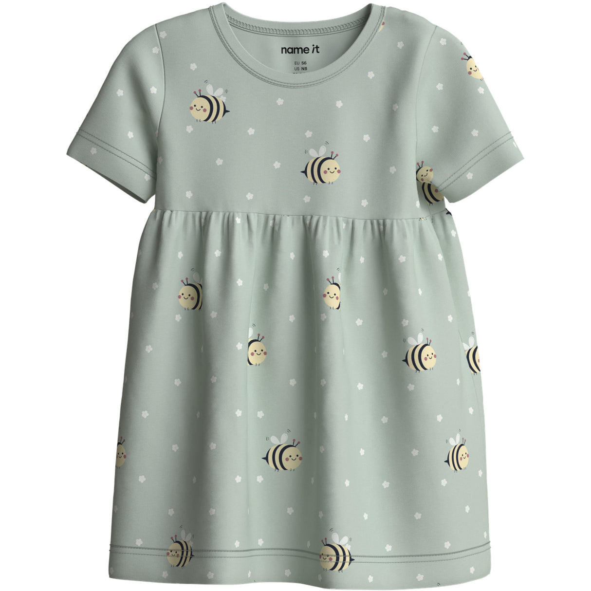 Name It Pale Aqua Bee Nbfvandora Ss Dress Box