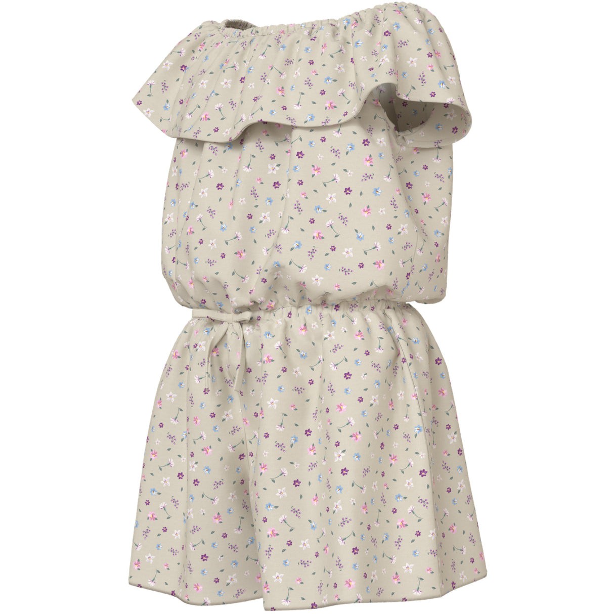 Name It Almond Milk Cute Flowers Nkfvinaya Ss Playsuit Fffff Noos