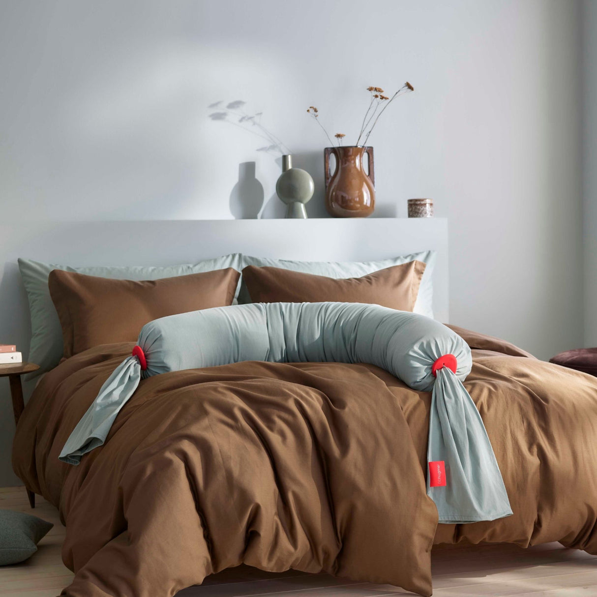 bbhugme Eucalyptus/Coral Pregnancy Pillow