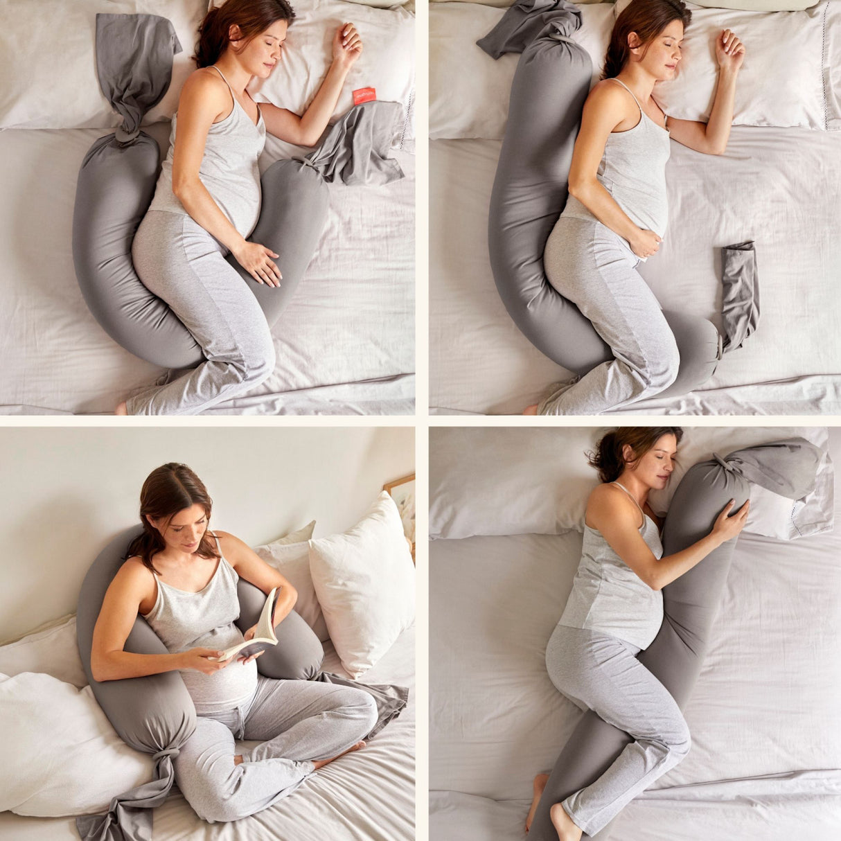 bbhugme Stone/Plum Pregnancy Pillow