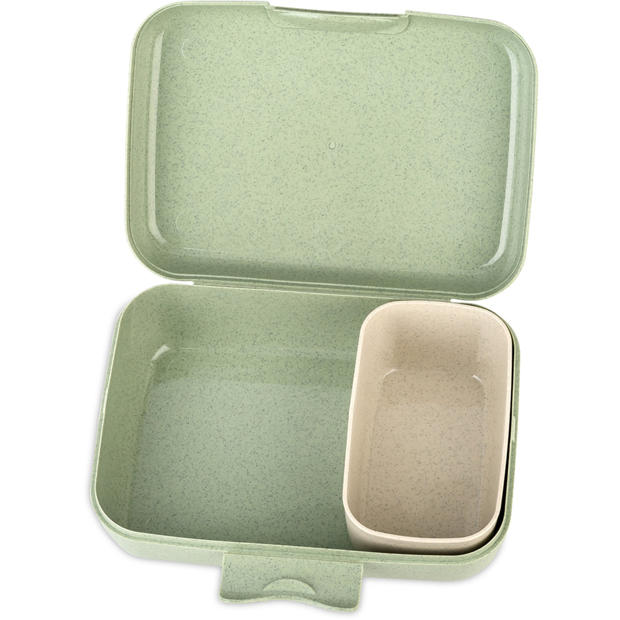 Koziol Organic Green Lunch Box With Separation Bowl Candy L Harry