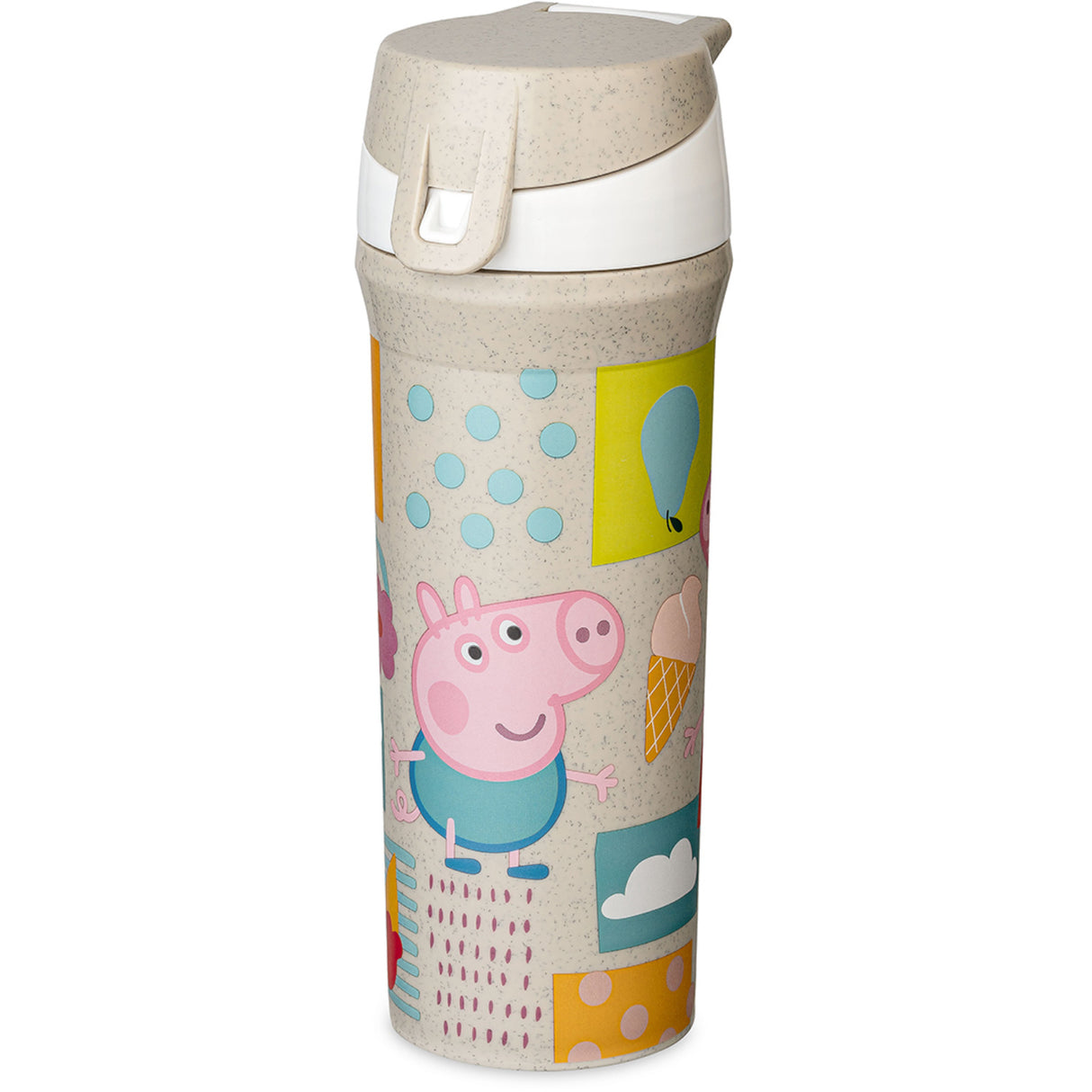 Koziol Organic Sand Water Bottle 500Ml Stan 0,5 Peppa Pig