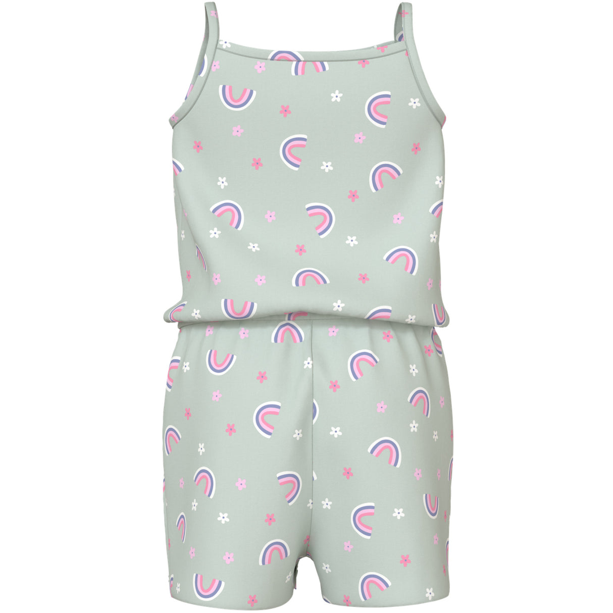 Name It Pale Aqua Rainbow Nmfvigga Strap Suit