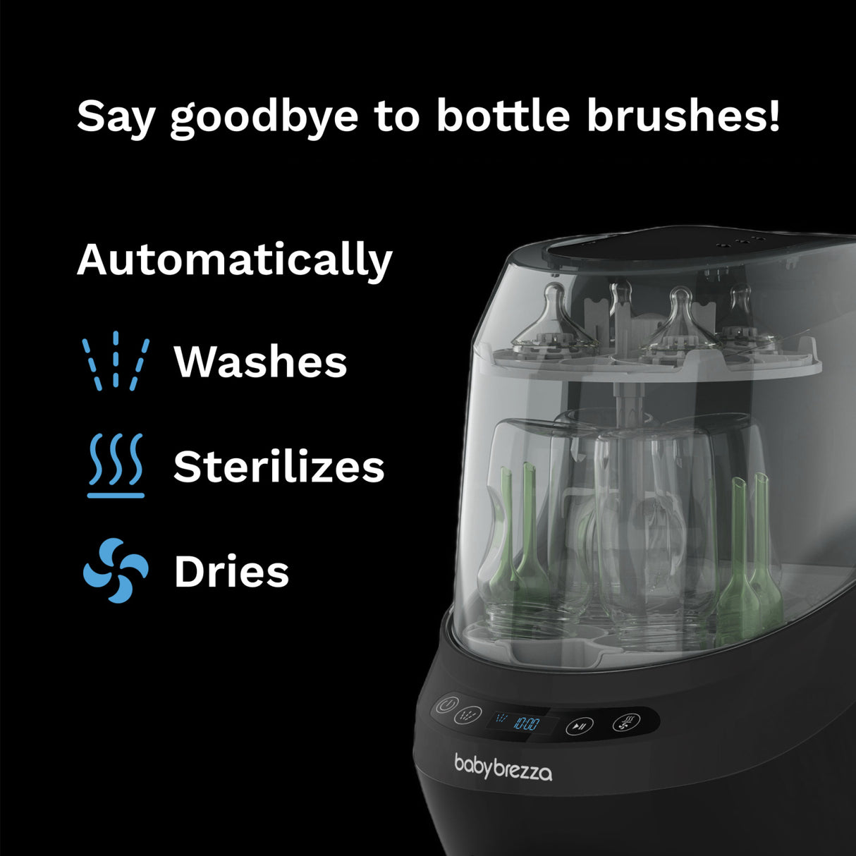 Baby Brezza Black Bottle Washer Pro