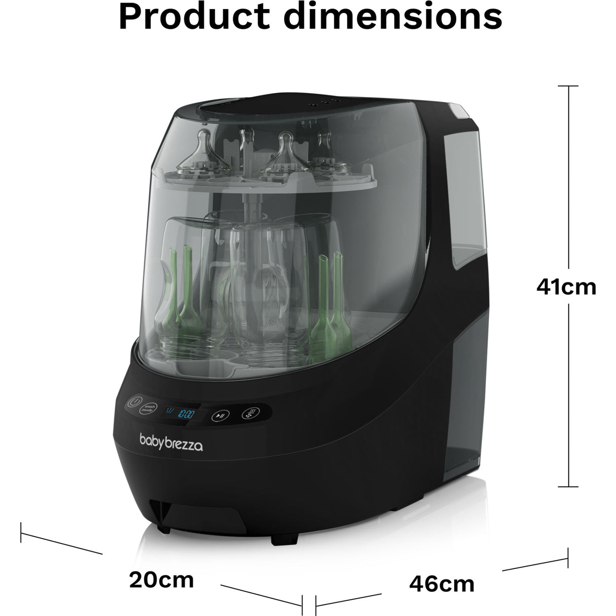 Baby Brezza Black Bottle Washer Pro