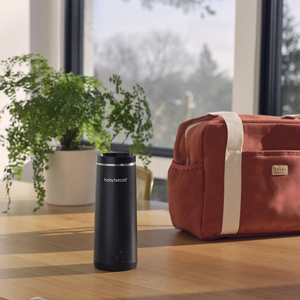 Baby Brezza Black Superfast Portable Bottle Warmer