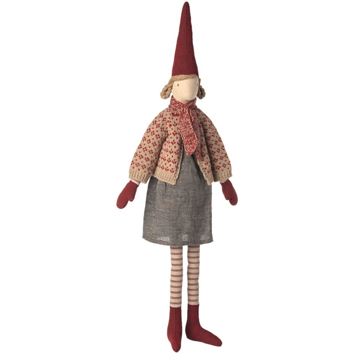 Maileg Pixy, Størrelse 4 - Pige - Skirt And Cardigan