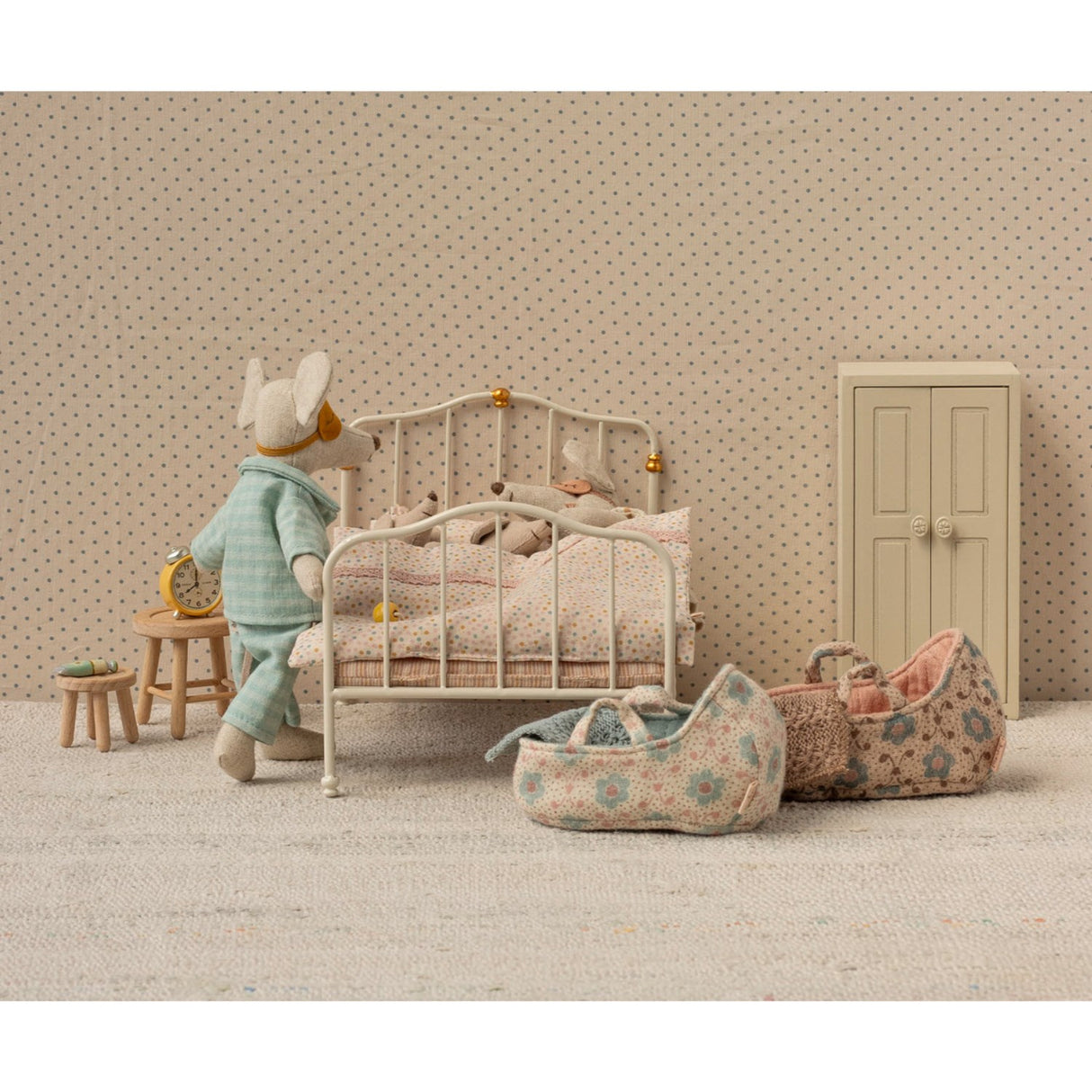 Maileg Babylift, Baby Mus - Rosa