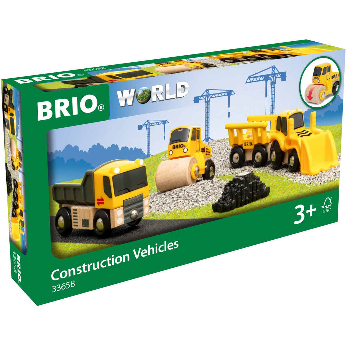 BRIO® 33658 Byggekøretøjer