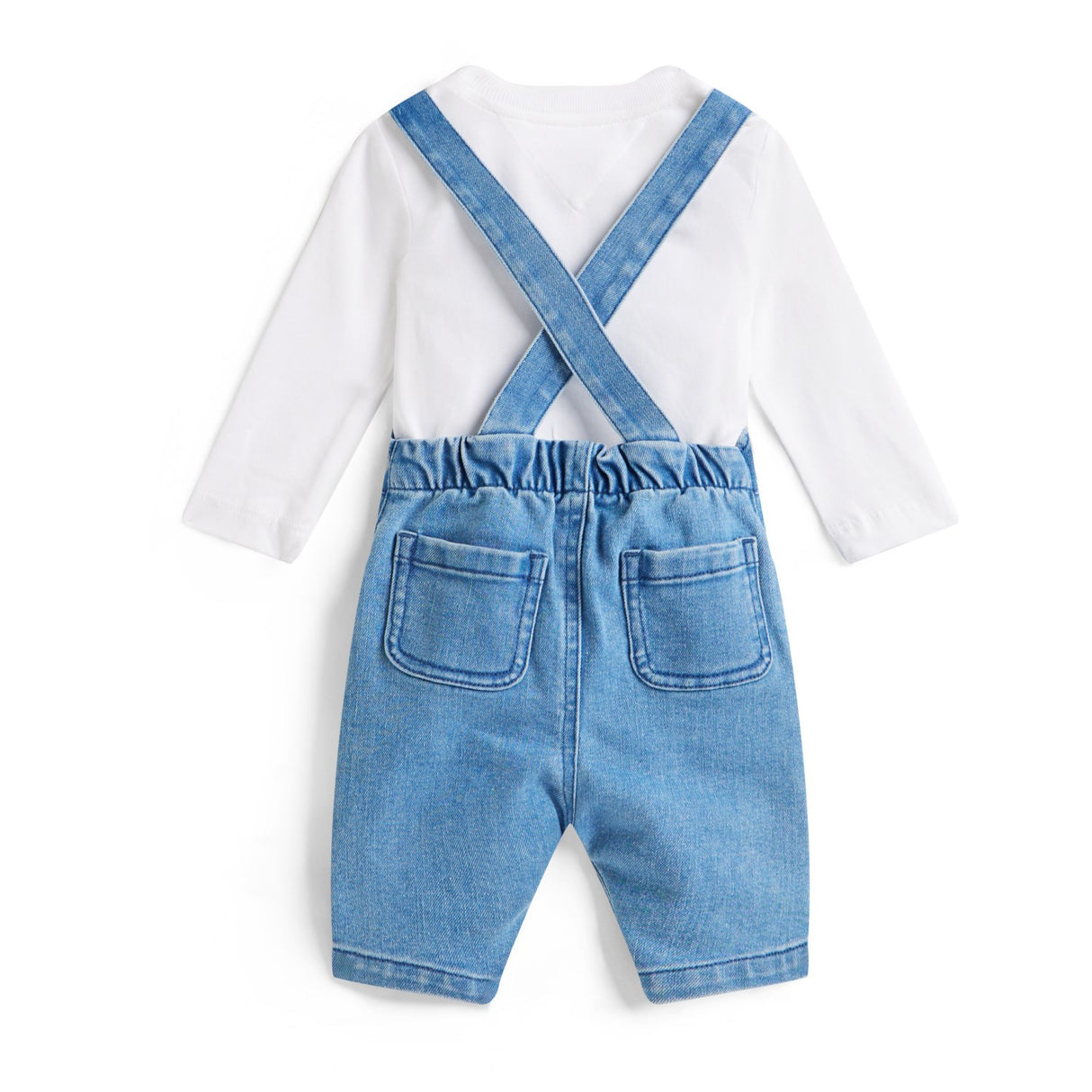Tommy Hilfiger Denim Medium Denim Dungaree Pants