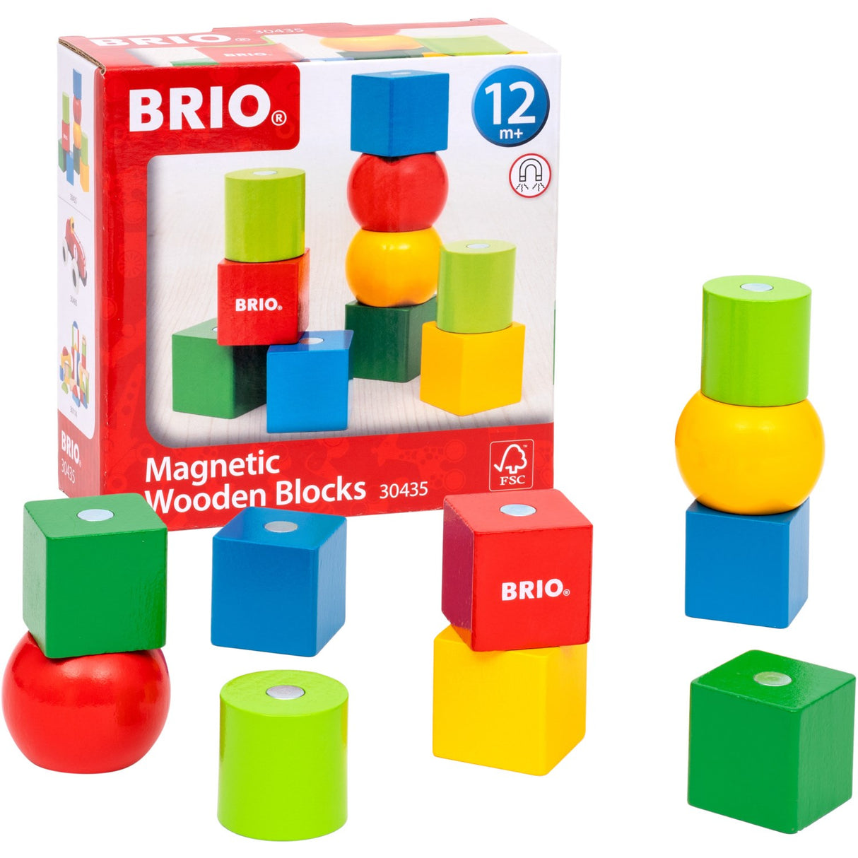 BRIO® 30435 Magnetiske Træklodser