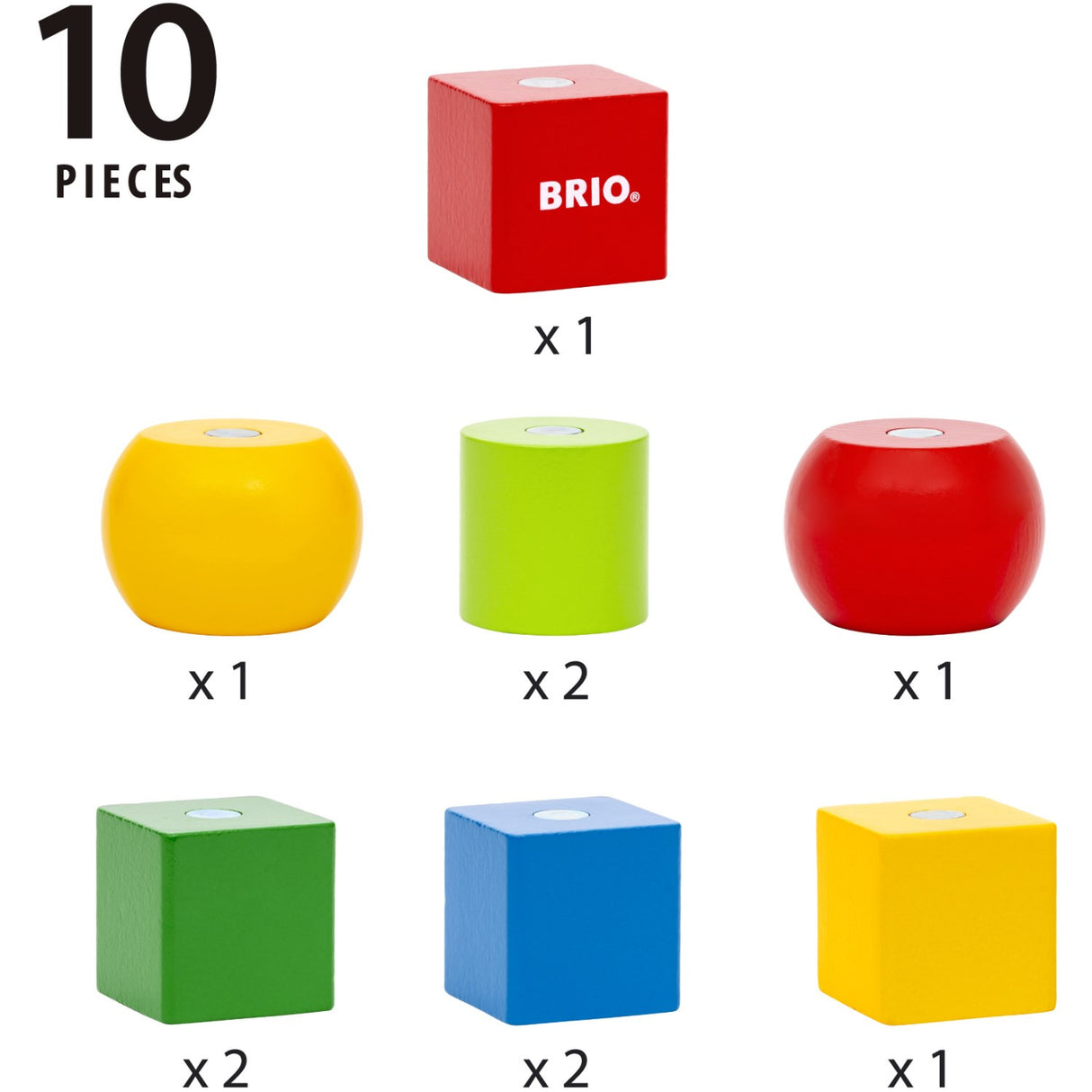 BRIO® 30435 Magnetiske Træklodser