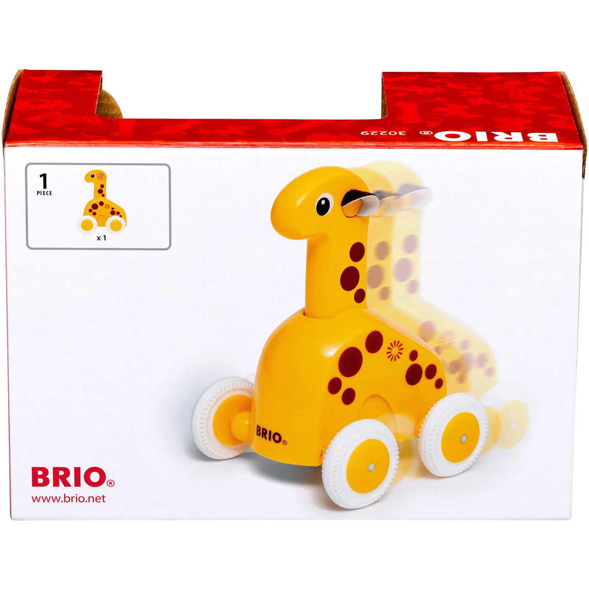 BRIO® 30229 Push & Go Giraf