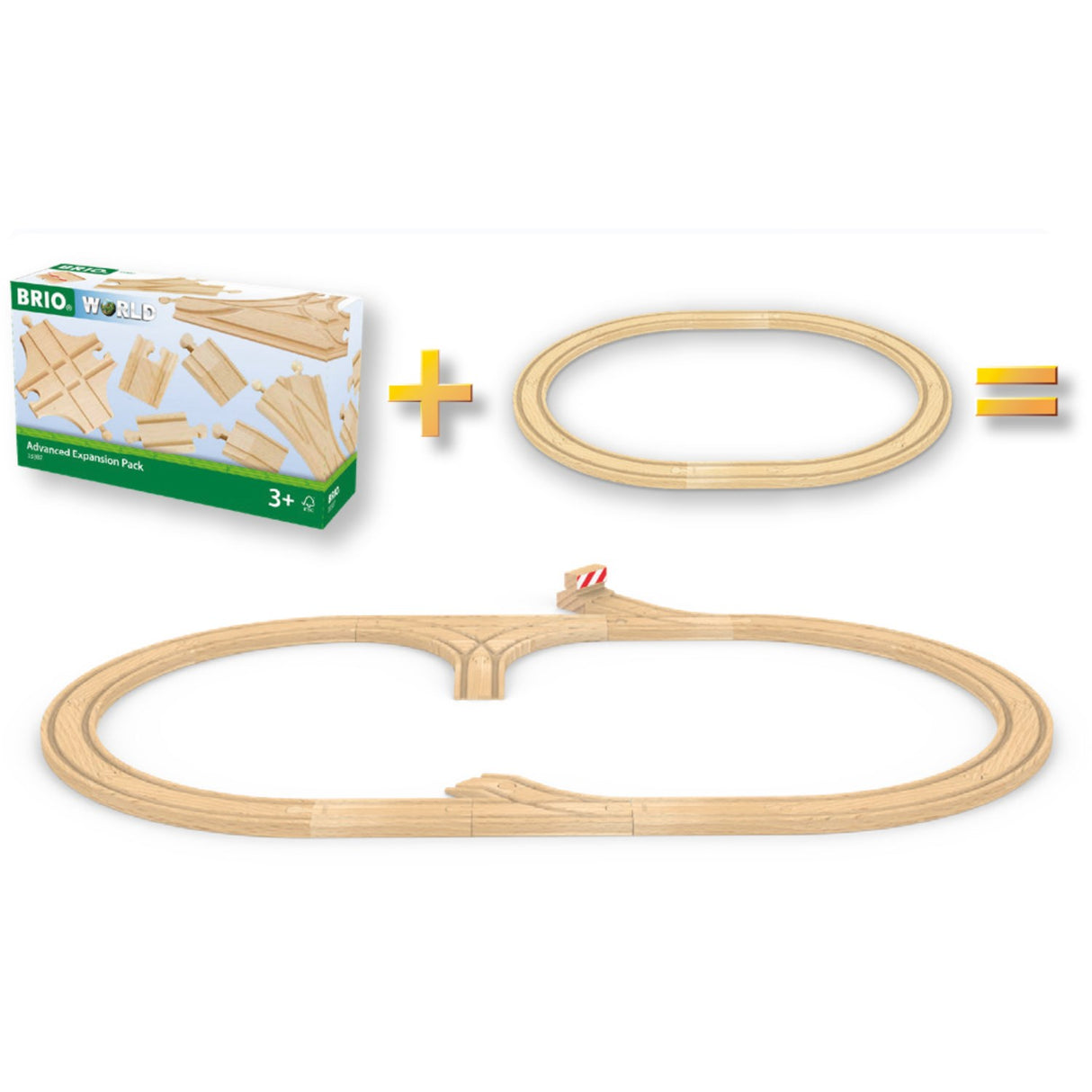 BRIO® 33307 Skinnesæt, 11 Dele