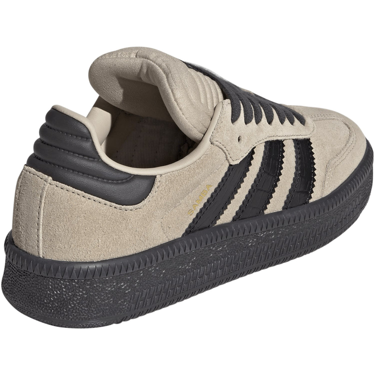 adidas Originals Stone Khaki/Core Black/Utility Black Samba Xlg J Sneakers