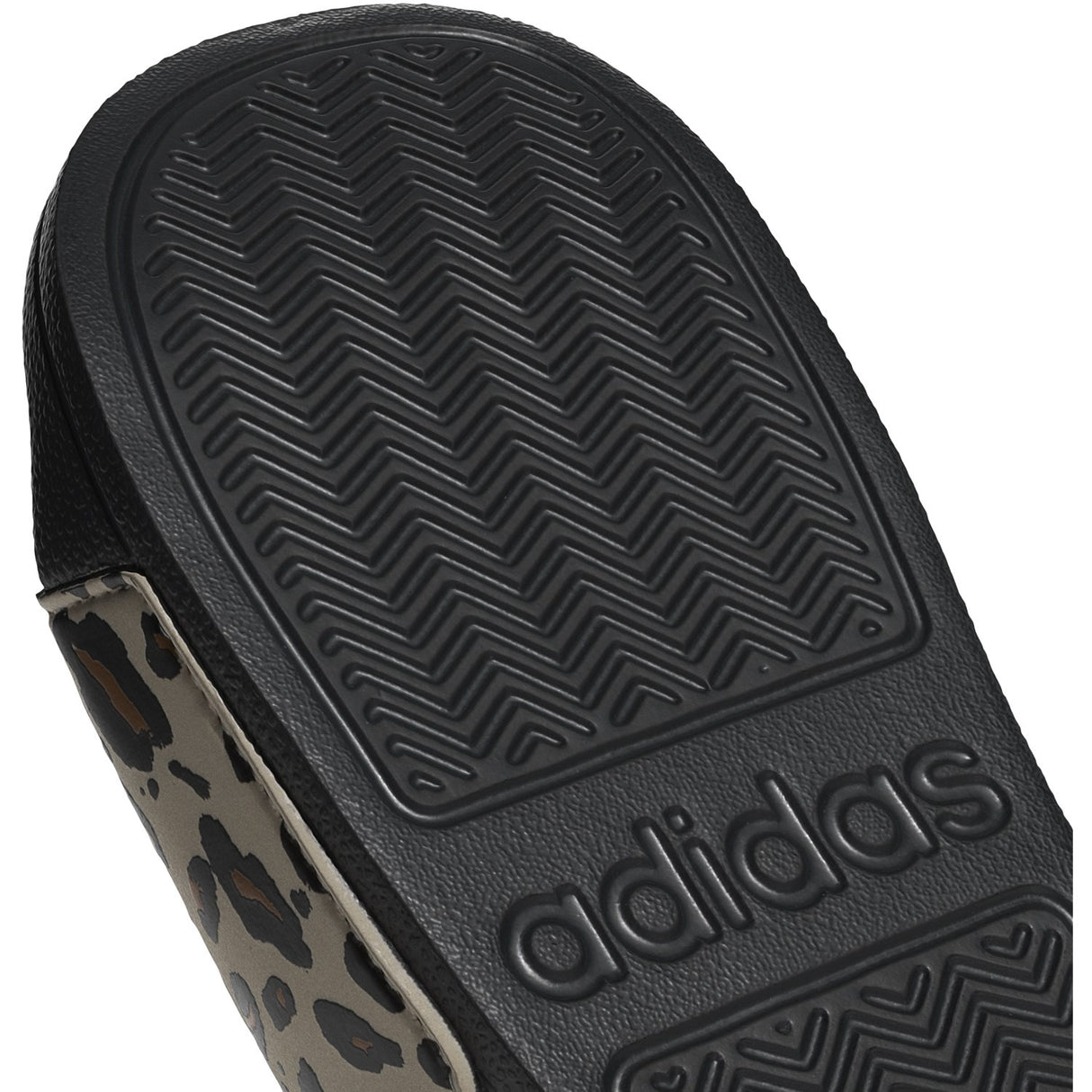 adidas Originals Crystal Linen/Core White/Core Black Adilette Shower Logo K Sandal