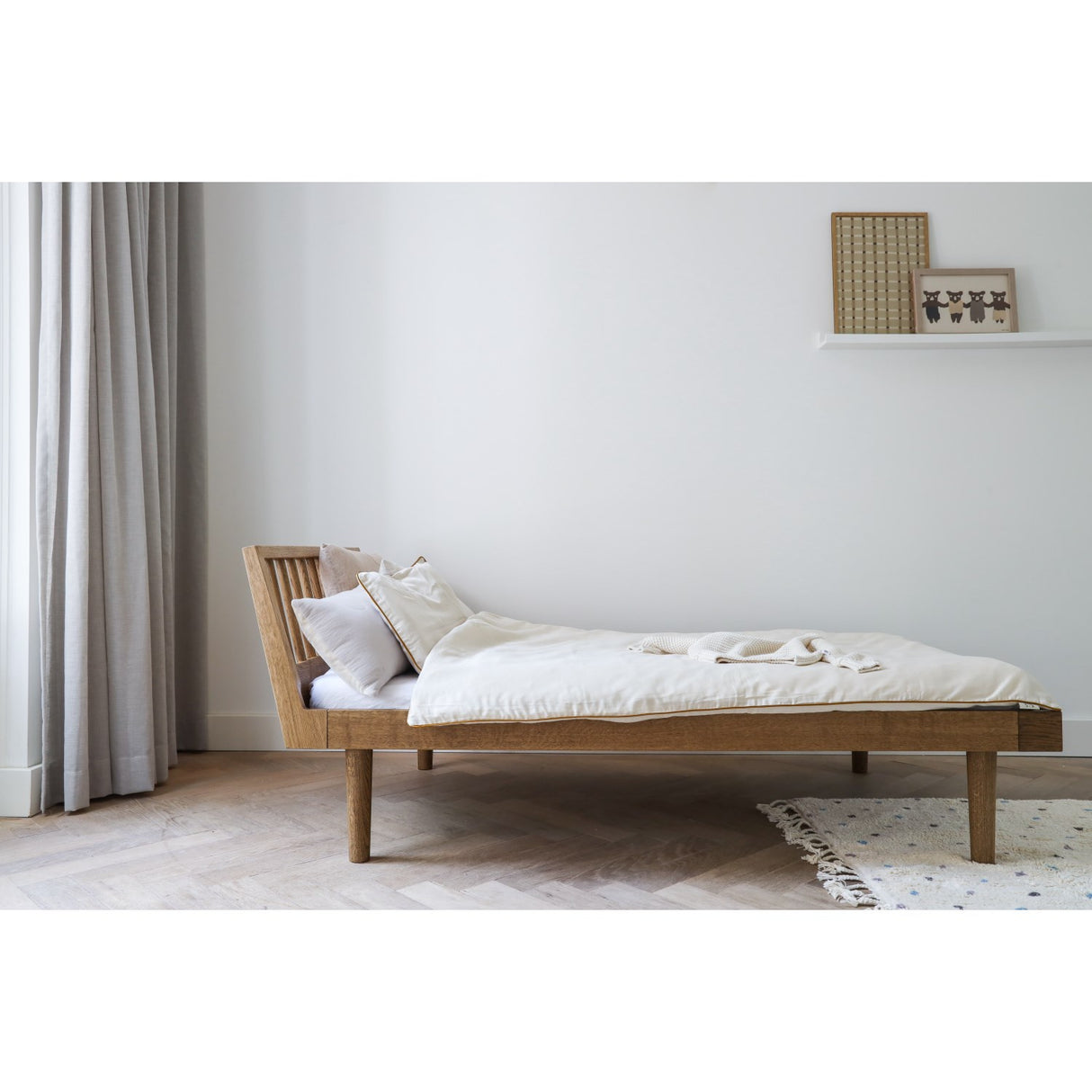 KAS Kopenhagen Smoked Oak Eli Combi Bed