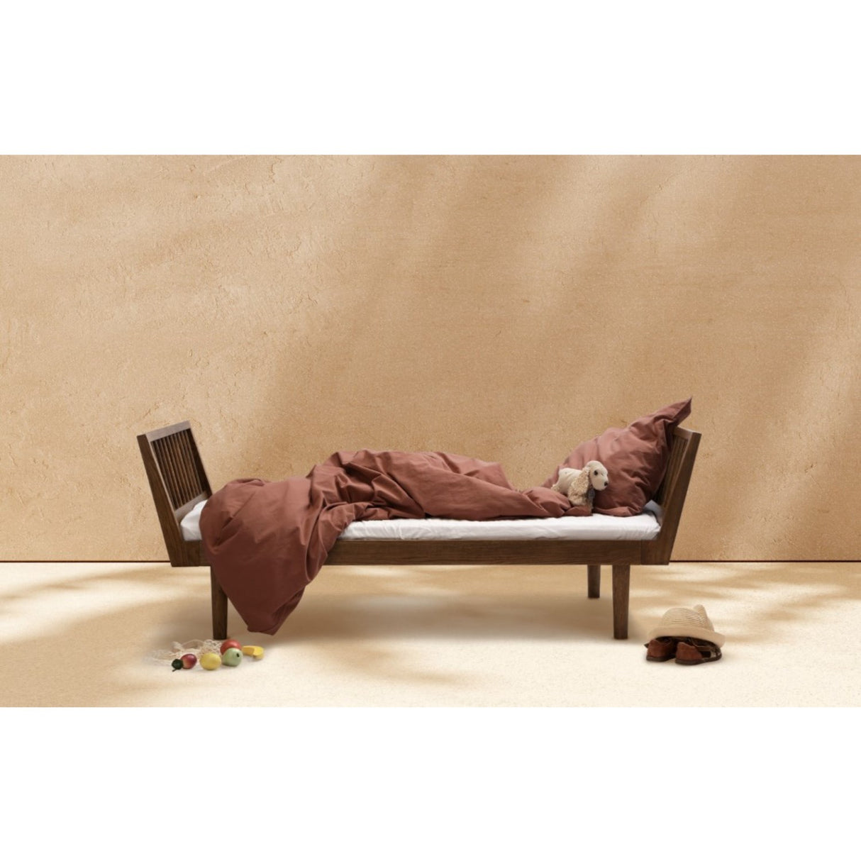 KAS Kopenhagen Smoked Oak Eli Junior Bed