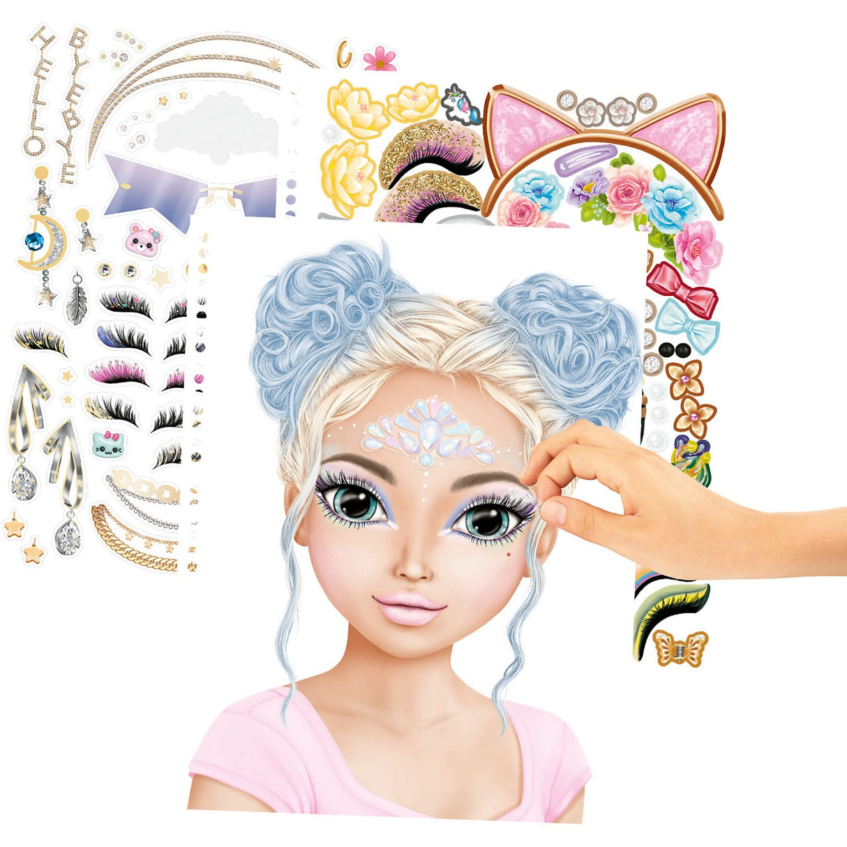 TOPModel Make Up Colouring Book