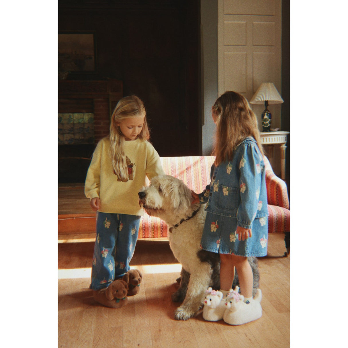 Konges Sløjd Bow Kitty Denim Magot Dress Gots