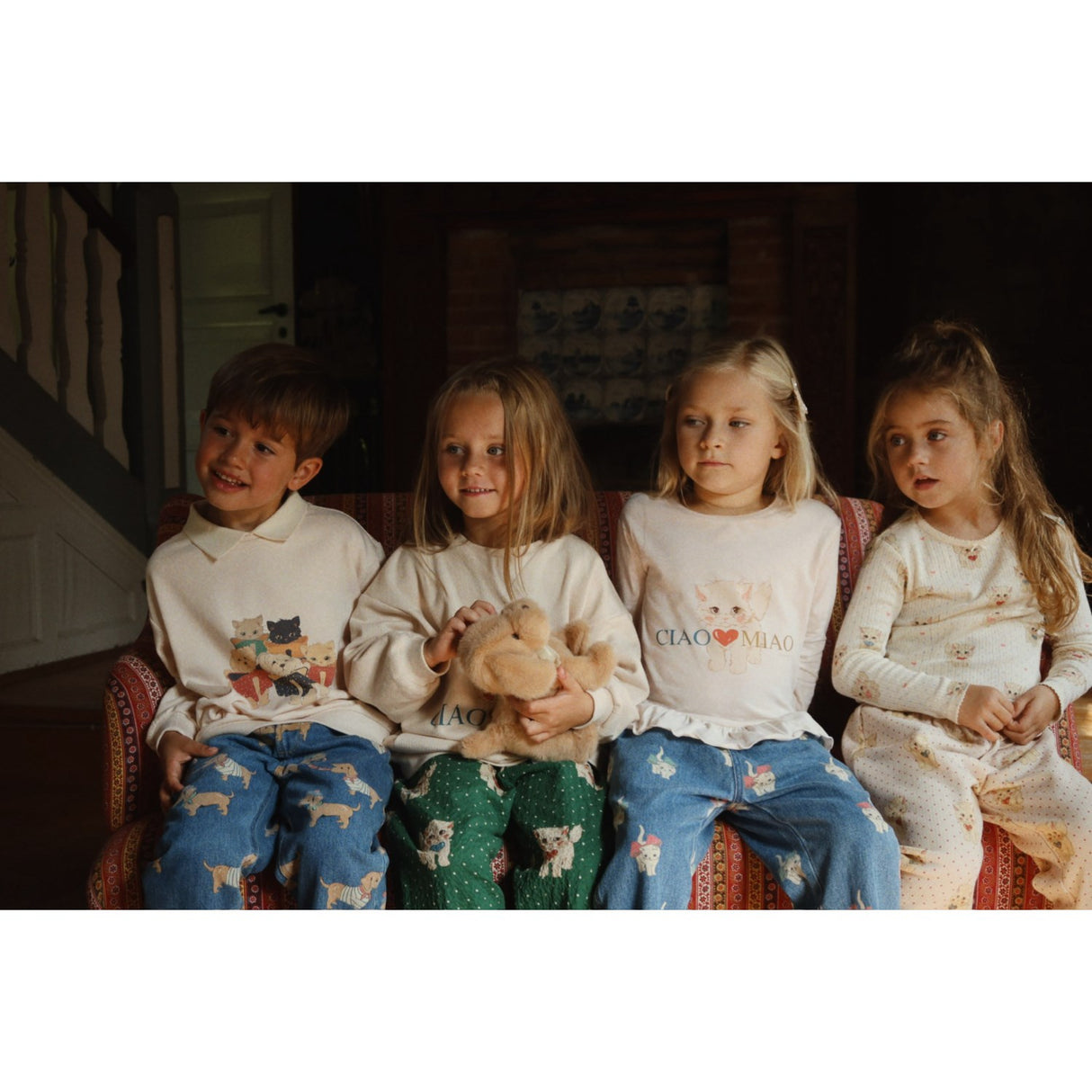 Konges Sløjd Ciao Miao Kitty Frill Tee Gots