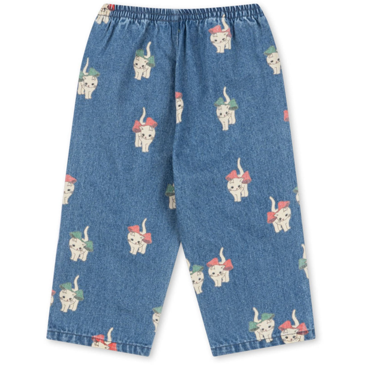 Konges Sløjd Bow Kitty Denim Magot Slit Pants Gots