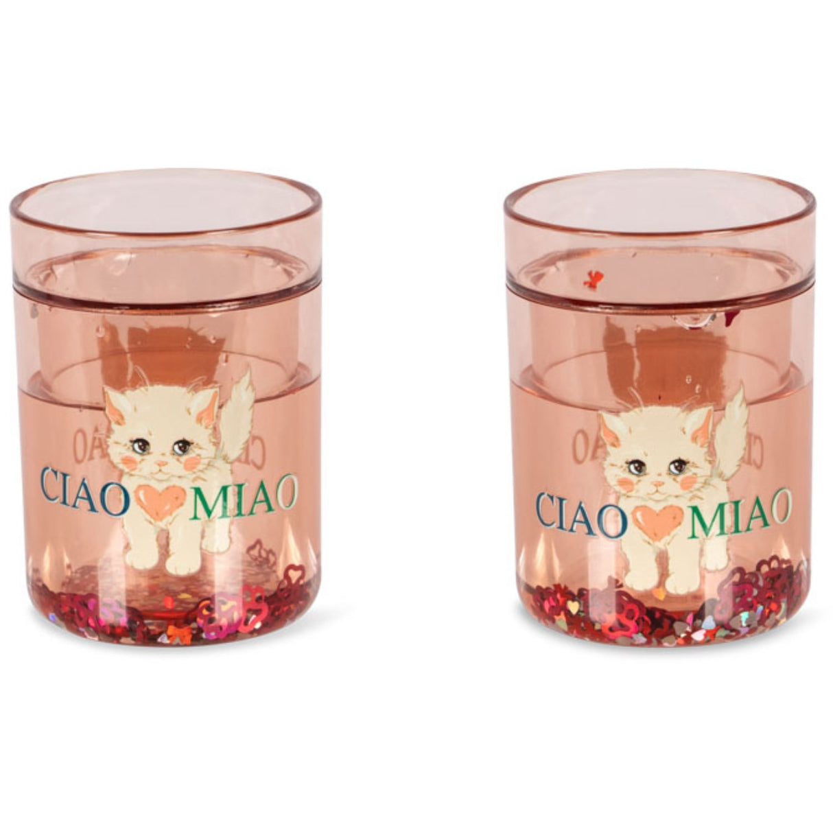 Konges Sløjd Ciao Miao 2 Pack Glitter Cups