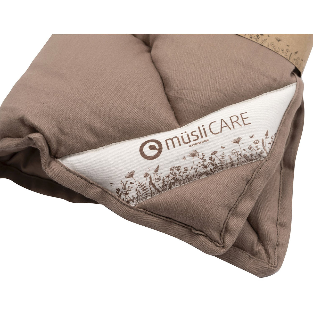 Müsli Walnut Satin Pillow Kapok