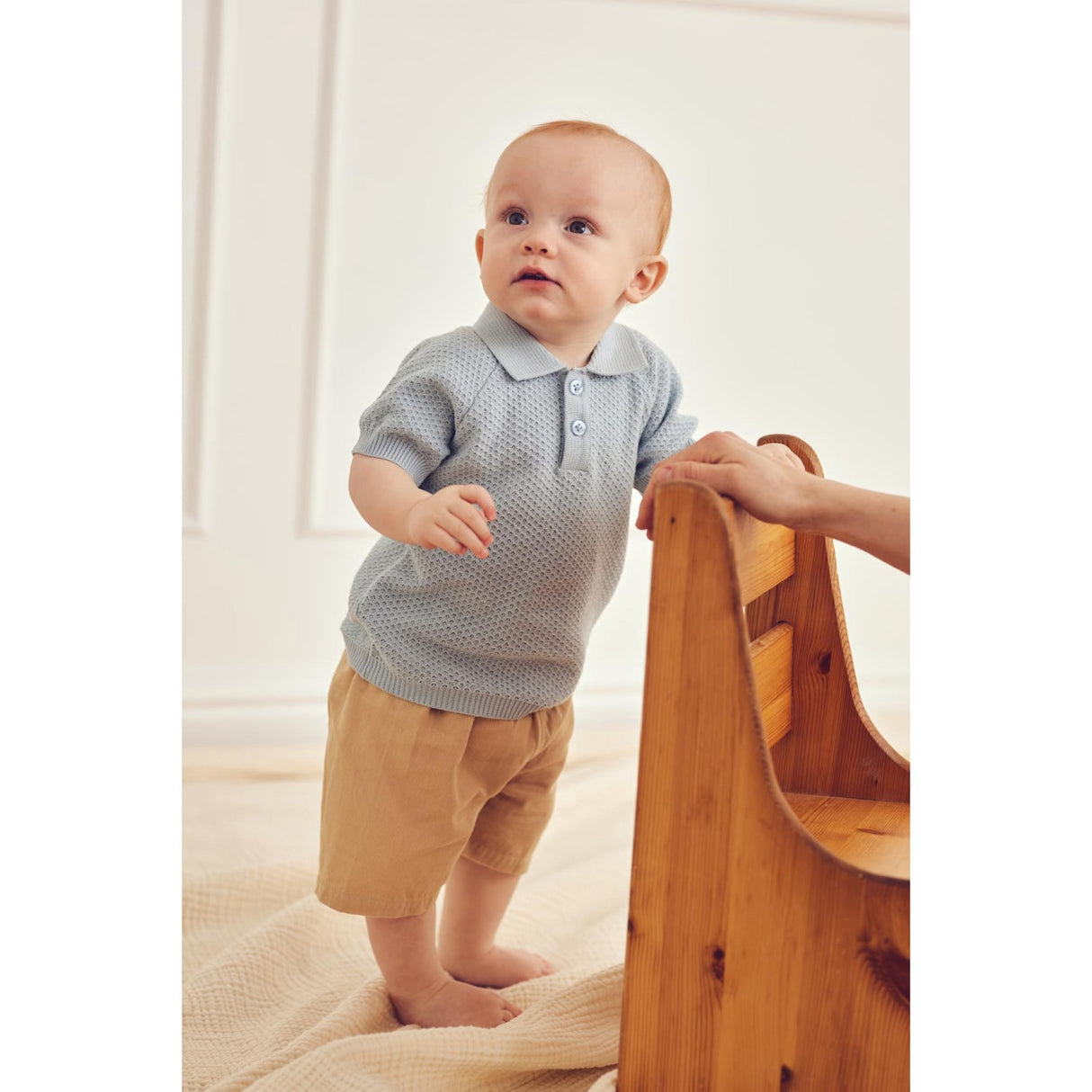 Müsli Ocean Sea Knit S/S Polo T Baby